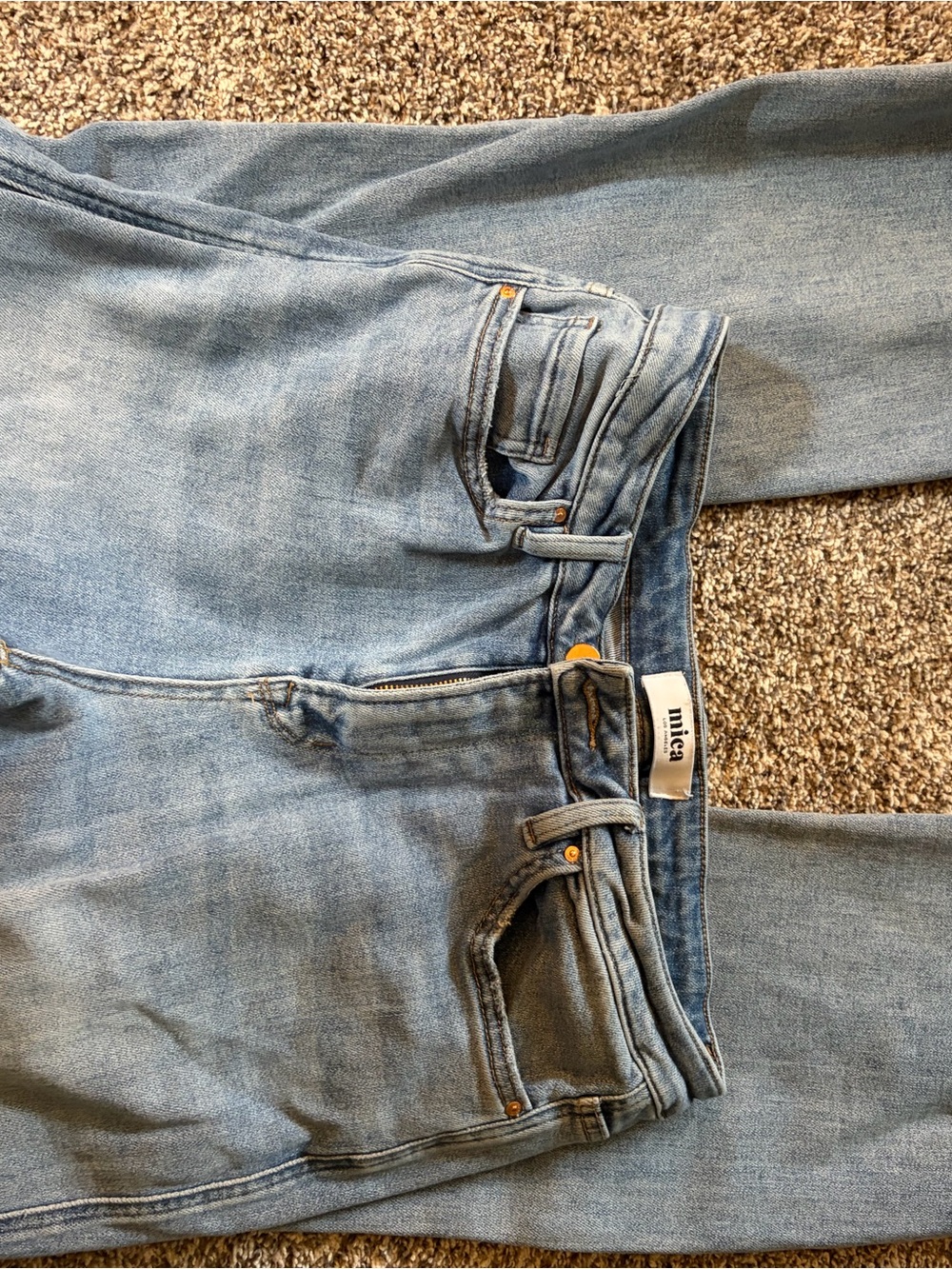 Mica High Rise Crop Flare